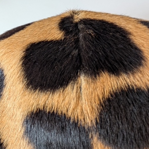 Vintage Leopard Print Hat and collar scarf 1940s 1950s BONWITT TELLER - Picture 2 of 14